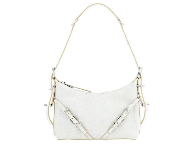 Givenchy Bolsa de ombro em couro branco