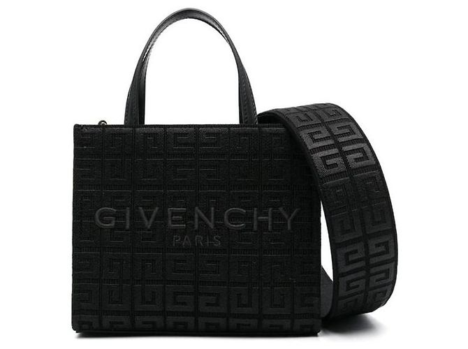 Givenchy Bolso Tote de algodón negro