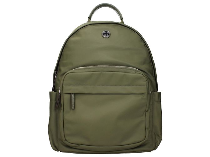 Tory Burch Green Nylon Backpack