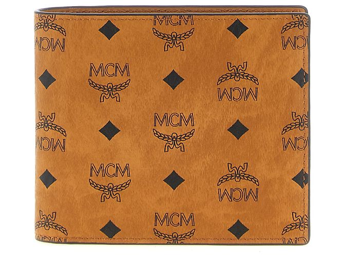 MCM Brown Polyethylene Wallet
