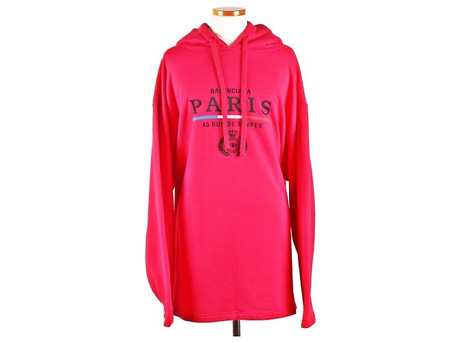 Balenciaga Kapuzenpullover mit besticktem Logo