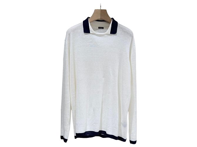 Kiton Leinenstrick mit Kragen (Grade A/XL)