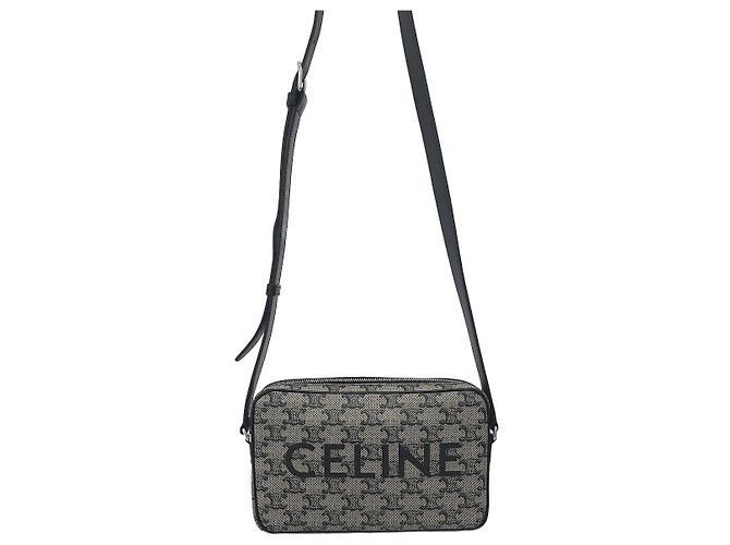 Céline Printed Triomphe Canvas Messenger
