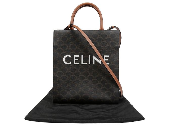 Cabas Céline Borsa Tote Verticale Small Tan