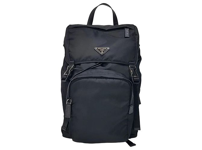 Mochila Prada de nylon preta