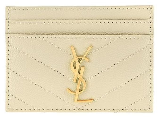 Autre Marque Portacarte Cassandra Monogram Matelassé Gold