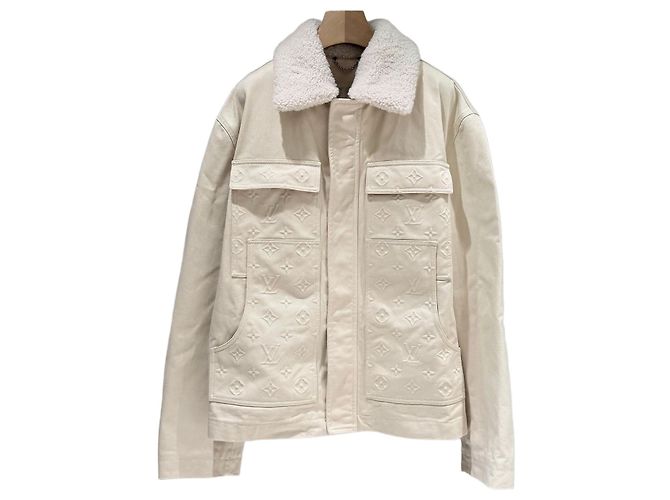 Louis Vuitton Monogram Workwear Shearling Jacket