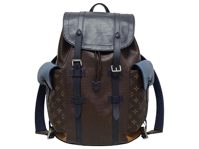 Louis Vuitton Sac à dos Christopher PM en cuir Epi Patchwork Multicolor