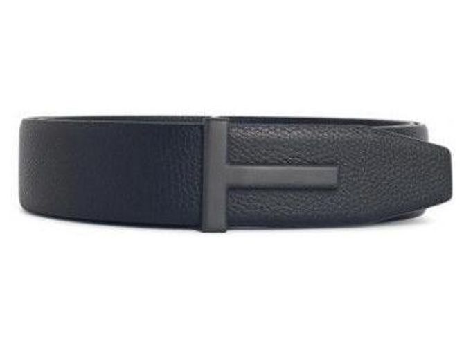 Tom Ford Grain Leather Icon Belt