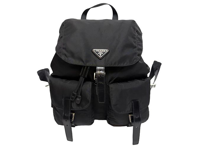 Prada Nylon Rucksack Schwarz Medium