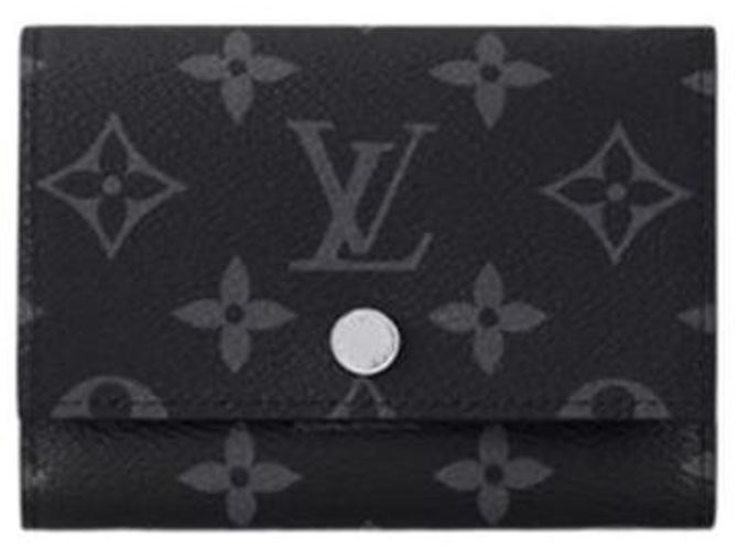 Louis Vuitton Cartera Victor Black Monogram Eclipse Pattern