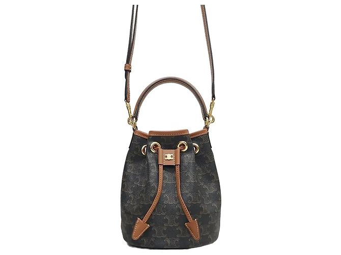 Céline Borsa Secchiello Triomphe Canvas Tin Clara