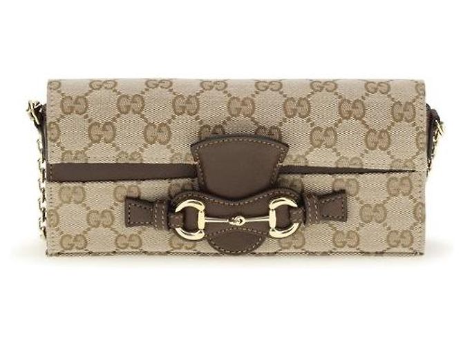 Gucci Beige Polyester Wallet
