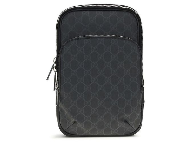 Gucci Black Polyurethane Shoulder Bag
