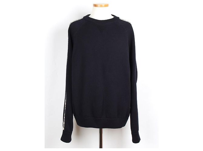 Dior Oblique Insert Knit Navy