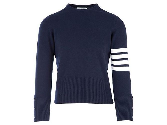 Thom Browne Pull-over classique en maille de cachemire