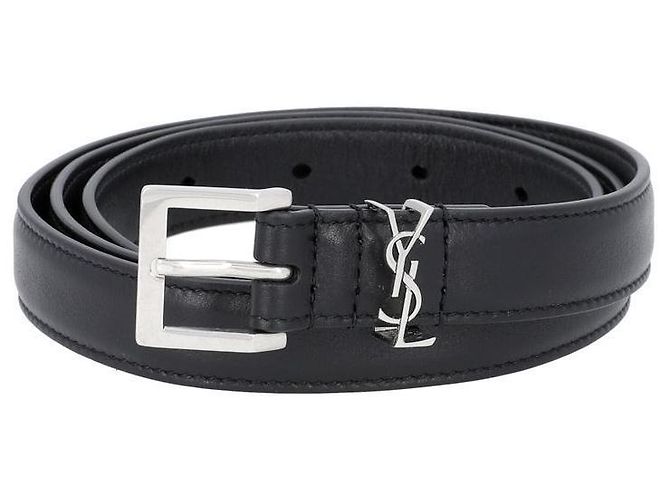 Autre Marque Cassandra Monogram Square Silver Strap