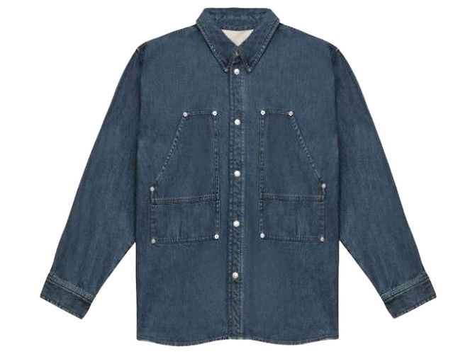 Isabel Marant Denim Hemd Hellblau