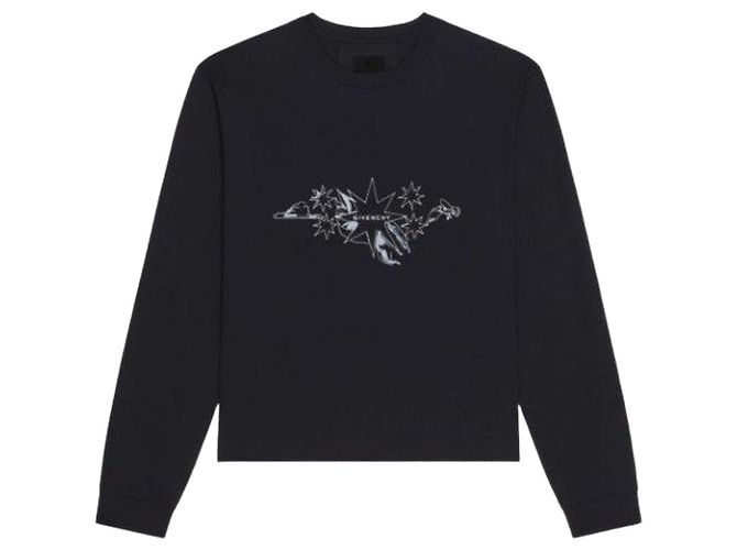 Givenchy Manga comprida com estampado de logo
