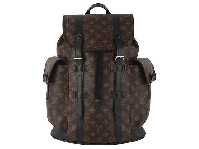 Louis Vuitton Monogram Macassar Christopher Men's Backpack