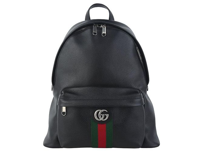 Gucci Ophidia Leather Medium Backpack