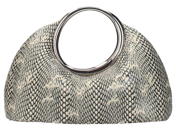 Jacquemus Beige Lederhandtasche