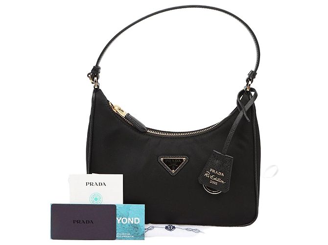 Prada Borsa a tracolla Re-edition Black