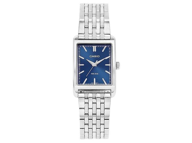 Orologio automatico Casio da uomo in metallo argento