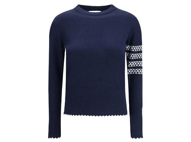 Thom Browne Merino Wool Holiday Hector Strickpullover