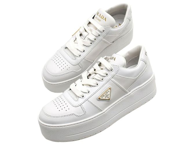 Prada Downtown Bold Leder-Sneaker
