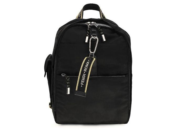 Fendi Black Polyamide Backpack