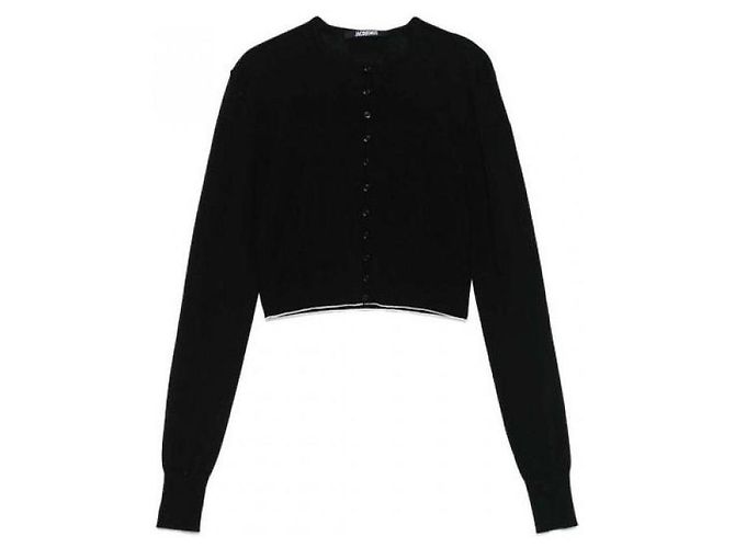 Jacquemus Cardigan SPIAGGIA Schwarz Wolle