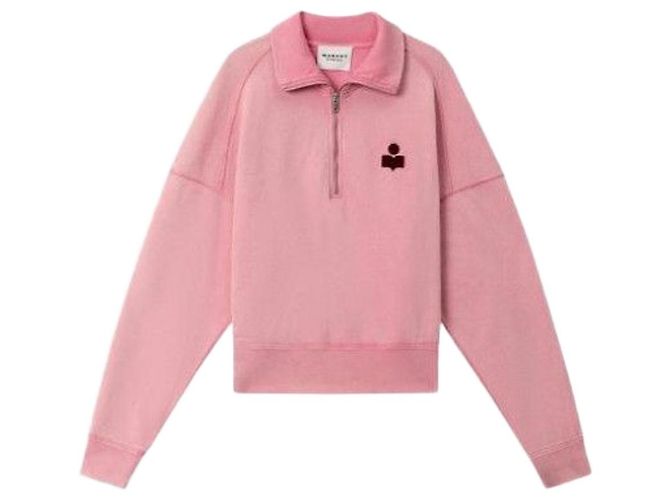 Isabel Marant Half Zip Logo Sweatshirt BGBY