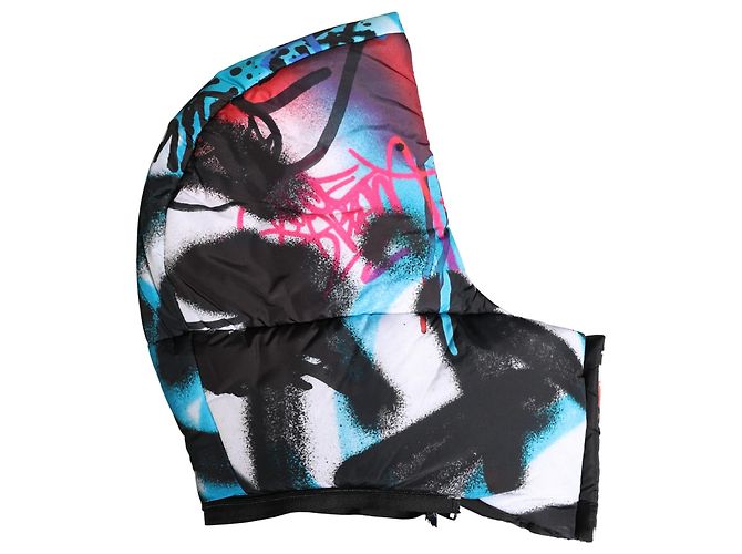 Dolce & Gabbana Multicolor Graffiti Whole Head Wrap Capello Hat