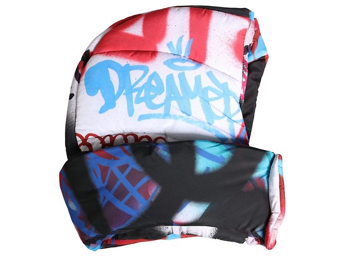 Dolce & Gabbana Multicolor Graffiti Whole Head Wrap Capello Hat