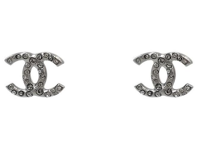 Chanel Orecchini Cubic CC Silver