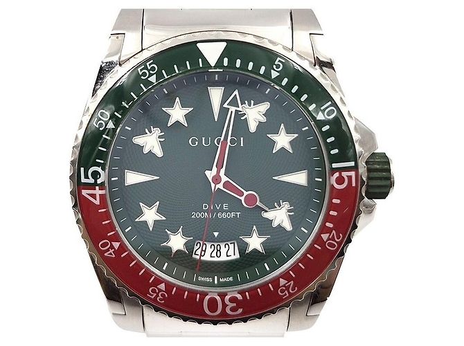 Relógio Gucci Dive Quartz Aço