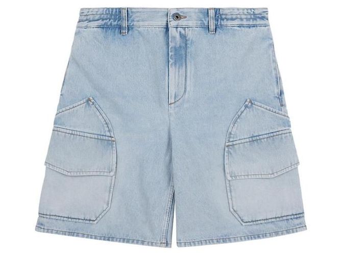 Bermudas Cargo de Denim Loewe Azules