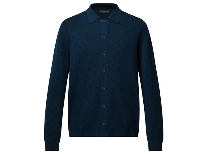 Louis Vuitton Sovracamicia in cotone pointelle monogram