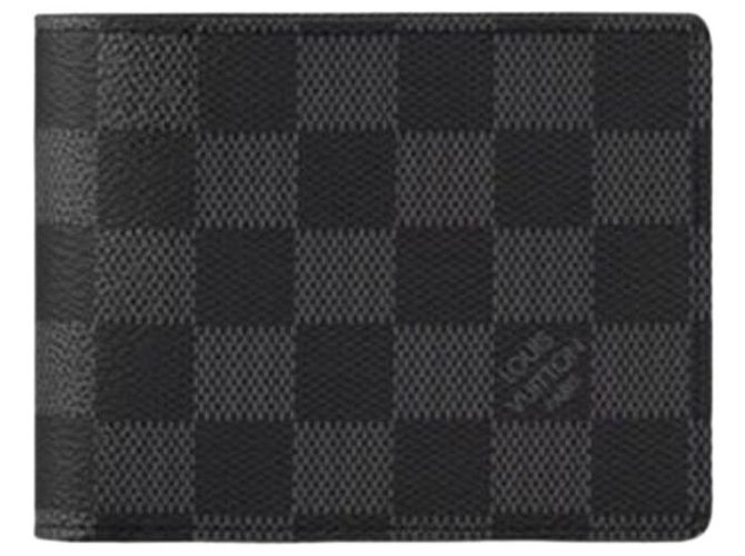 Louis Vuitton Multiple Wallet Damier Pattern Women's Mini Wallet