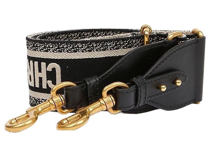 Dior Embroidered Ring Shoulder Strap