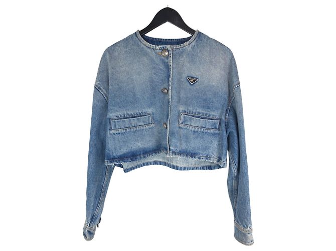 Prada Denim Bomber Jacket