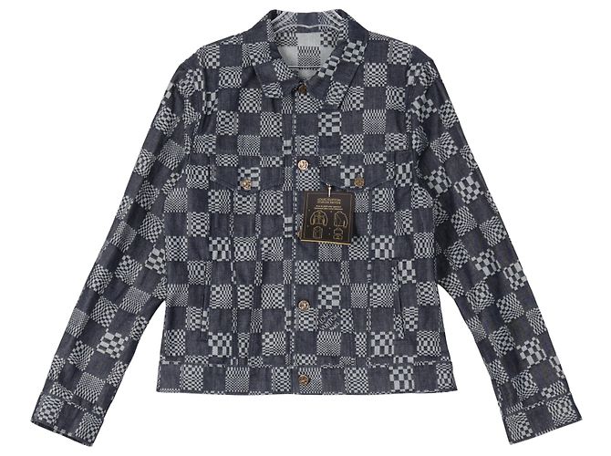 Louis Vuitton Distorted Denim Jacket Size