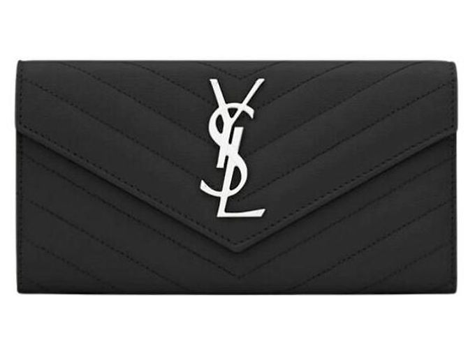 Autre Marque Cartera Large Flap Monogram