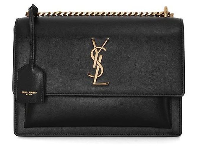 Autre Marque Borsa a tracolla Cassandra Monogram Sunset Gold Medium Chain