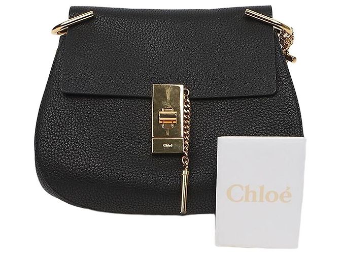 Chloé Small Black Leather Shoulder and Crossbody Bag