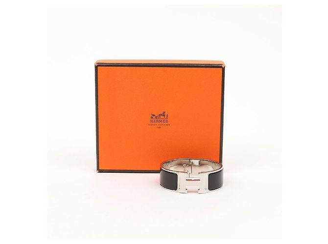 Hermès Click Clack Silver Black