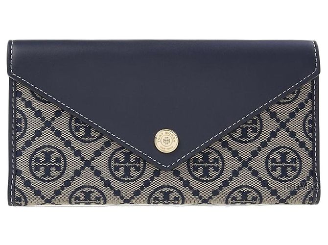 Tory Burch Monogram Long Wallet