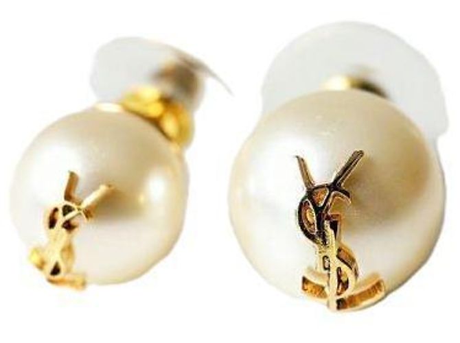Autre Marque Orecchini YSL Pearl Small e Large