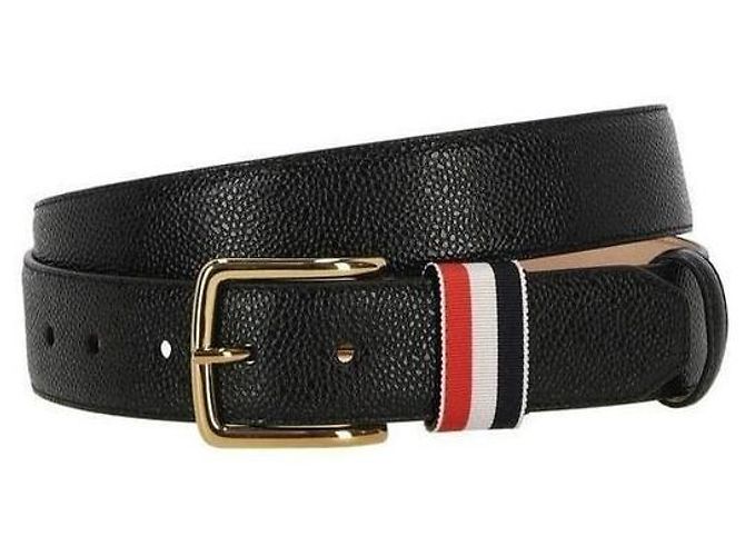 Thom Browne Grain Stripe Loop Belt